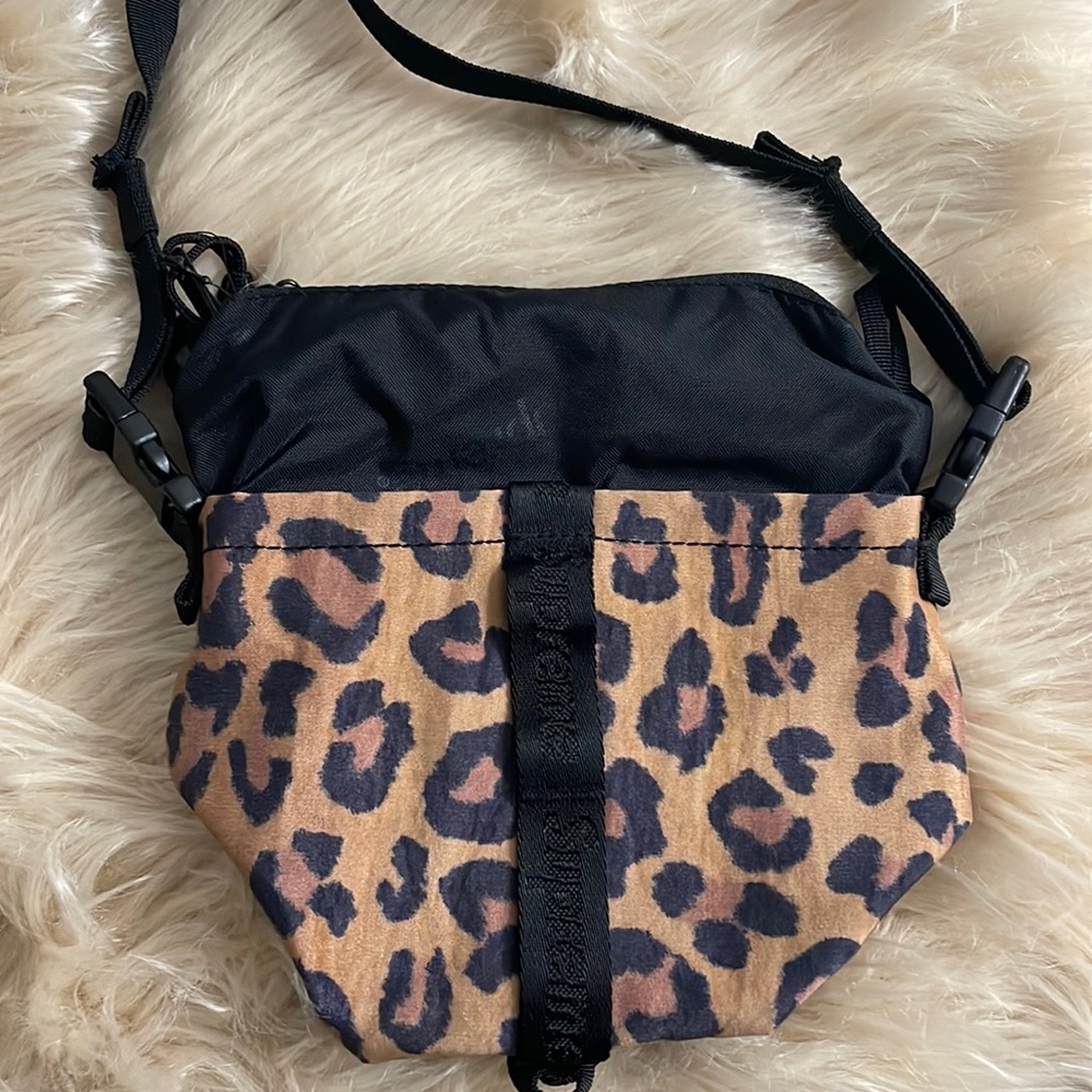 Supreme Leopard Print Mini Bag (Neck Pouch). New condition & never worn.